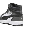 Puma Unisex Adults Rebound V6 Sneakers, Puma White-Puma Black-Shadow Gray, 4.5 UK