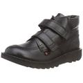 Kickers Junior Boy's Kick Hi Roll Ankle Boot, Black, 2 UK