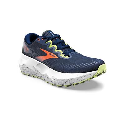 Brooks Caldera 6 Running Shoes - Men's Navy/Firecracker/Sharp Green 8 Medium 1103791D406.080