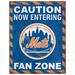 New York Mets 13" x 20" Fan Zone Metal Sign