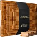 Bassetts Extra Large Bamboo Cutting Boards, Set Of 3 Chopping Boards w/ Juice Groove Bamboo Wood Cutting Board Set Butcher Block Bamboo | Wayfair