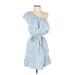 Say Anything Casual Dress: Blue Dresses - Women's Size X-Small