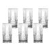 Lorren Home Trends Tall 12 Ounce Drinking Glass-Textured Cut Glass Glass | 5.5 H x 2.75 W in | Wayfair BG-01