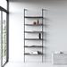 Trent Austin Design® Chira 85" H x 30" W Steel Ladder Bookcase in Black/Brown | Wayfair D889F2A62FB64EDEB3353CEA49F1DF30