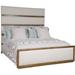 Vanguard Furniture Dune King Upholstered Panel Bed Polyester in Brown | 78.5 H x 82 W x 86.5 D in | Wayfair V801K-HF_153447_Brownstone