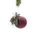 The Holiday Aisle® Granderson Armor Ball Ornament Glass in Gray/Yellow | 5 H x 4 W x 4 D in | Wayfair C84063322DC0447A92BE4462D196F7B8