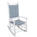 Rosalind Wheeler Rocking Chair Outdoor Cushion Set in Blue | 2 H x 17 W x 20 D in | Wayfair 55F251AD49AA4E858814C4EFB43F4543