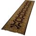 Brown 125 x 32 x 0.25 in Area Rug - Isabelline Oriental Handmade Runner 2'8" x 10'5" Wool/Area Rug in/Yellow /Wool | Wayfair