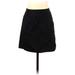 Ann Taylor LOFT Casual Mini Skirt Mini: Black Print Bottoms - Women's Size 00 Petite