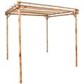 Pergola de jardin,Tonnelle de jardin,Barnum Bambou 170x170x220 cm XZZ87589 Maisonchic