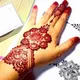 Temporary Dark Red Henna Cones Indian Henna Tattoo Paste Henna Cones For Tattoo Body Art Sticker