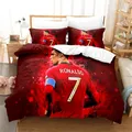 Football Star Bedding Set Duvet Cover Set 3d Bedding Digital Printing Bed Linen Queen Size Bedding