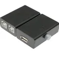 USB Printer Sharing Device 2 in 1 Out Printer Sharing Switch 2-Port Manual KVM Switching Splitter