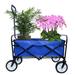 Folding Wagon Garden Shopping Beach Wagon Cart