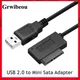 Grwibeou USB 2 0 zu Mini Sata II 7 + 6 13Pin Adapter Konverter Kabel Für Laptop CD/DVD ROM slimline