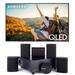 Samsung QN65Q60CAFXZA 65 QLED 4K Quantum HDR Smart TV with a Platin MILAN-5-1-SOUNDSEND 5.1 Immersive Cinema-Style Sound System (2023)