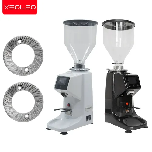XEOLEO Elektrische kaffeemühle 200W Espresso kaffeemühle Flache schleifstein Kaffee miller Touch