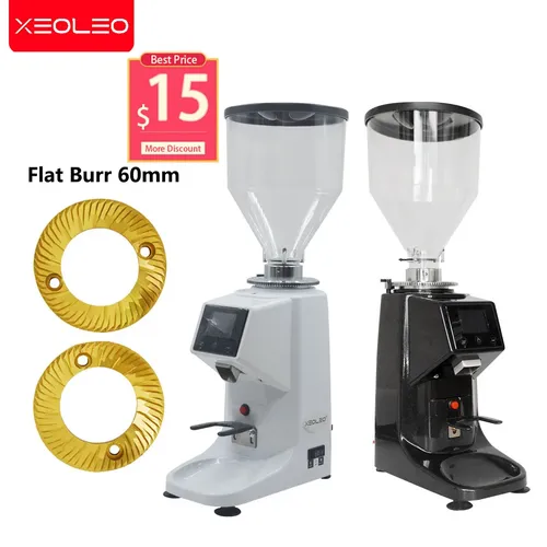 XEOLEO Elektrische kaffeemühle 200W Espresso kaffeemühle Flache schleifstein Kaffee miller Touch