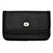 For Sony Ericsson Xperia arc Horizontal Heavy Duty Sideways Rugged Nylon Canvas Carrying Case with Metal Belt Clip & Loop