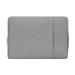 Laptop Sleeve Bag Compatible with MacBook Air/Pro 11-15.6 inch Notebook Polyester Vertical Case with Pocket Waterproof Breathable Wear-resistant Gray