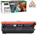 Cool Toner 1-Pack Toner Cartridge Compatible for HP W2120X 212X Color LaserJet Enterprise M554dn M555dn MFP M578f (Black)