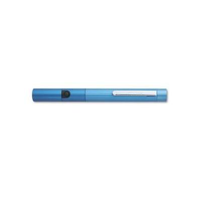 Quartet QRTMP1650Q Class 3 Metal Laser Pointer with Pocket Clip, Projects 500 Yards, Metallic Blue