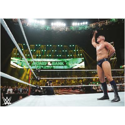 WWE MITB Gunther Win Poster – ungerahmt A3 Image