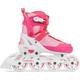 Blackwheels atmungsaktive Inline Skates Playful, Inliner für Jugendliche und Erwachsene, Roller Skates für Männer und Frauen, Große von Rädern 76 cm, Einlegesohle 36-39 (23-25,2 cm), Rosa