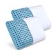 Pharmedoc Cooling Memory Foam Pillow, Pack of 2, Ventilated Blue Galaxy Bed Pillow - Neck Pillow, Bed Pillow, Side Sleeper Pillow