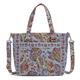 Vera Bradley Women's Cotton Multi-Strap Shoulder Satchel Purse Handbag, Provence Paisley, One Size