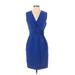 Calvin Klein Casual Dress: Blue Dresses - Women's Size P