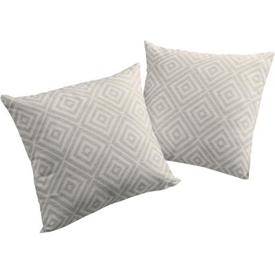 Kissenhülle WIRTH "Telfort" Gr. 1, braun, B:40cm L:40cm, Polyester, Obermaterial: 100% Polyester, Kissenbezüge Image