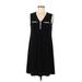 Anne Klein Casual Dress - A-Line: Black Dresses - Women's Size 8