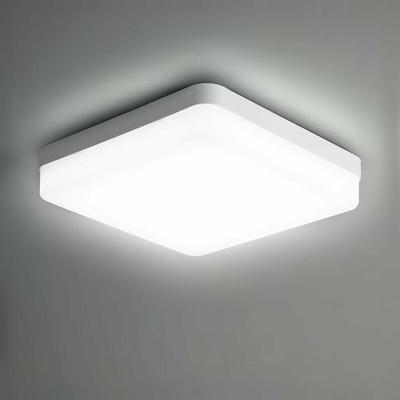 Goeco - led Deckenleuchte Quadrat 18x18cm Deckenleuchte 24W Kaltweiß 6000K für Badezimmer