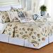 Histoire de la Mer Twin Quilt 100% Cotton Lightweight Machine Washable Reversible Bedspread Coverlet