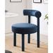 Jordan Modern Blue Velvet Upholstered Dining Chair