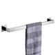 Melairy Chrome Towel Rail 60cm Wall Mount Nail free Chrome Towel Rings, SUS 304 Stainless Steel, Bathroom Towel Bar