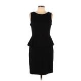 Banana Republic Casual Dress - Sheath Crew Neck Sleeveless: Black Dresses - Women's Size 10 Petite