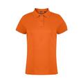 Asquith & Fox Womens/Ladies Plain Short Sleeve Polo Shirt (Orange) - Size X-Small