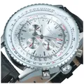 JARAGAR-Montre Pilote existent pour Homme Militaire Multifonction Cadrans Mécaniques Top Marque