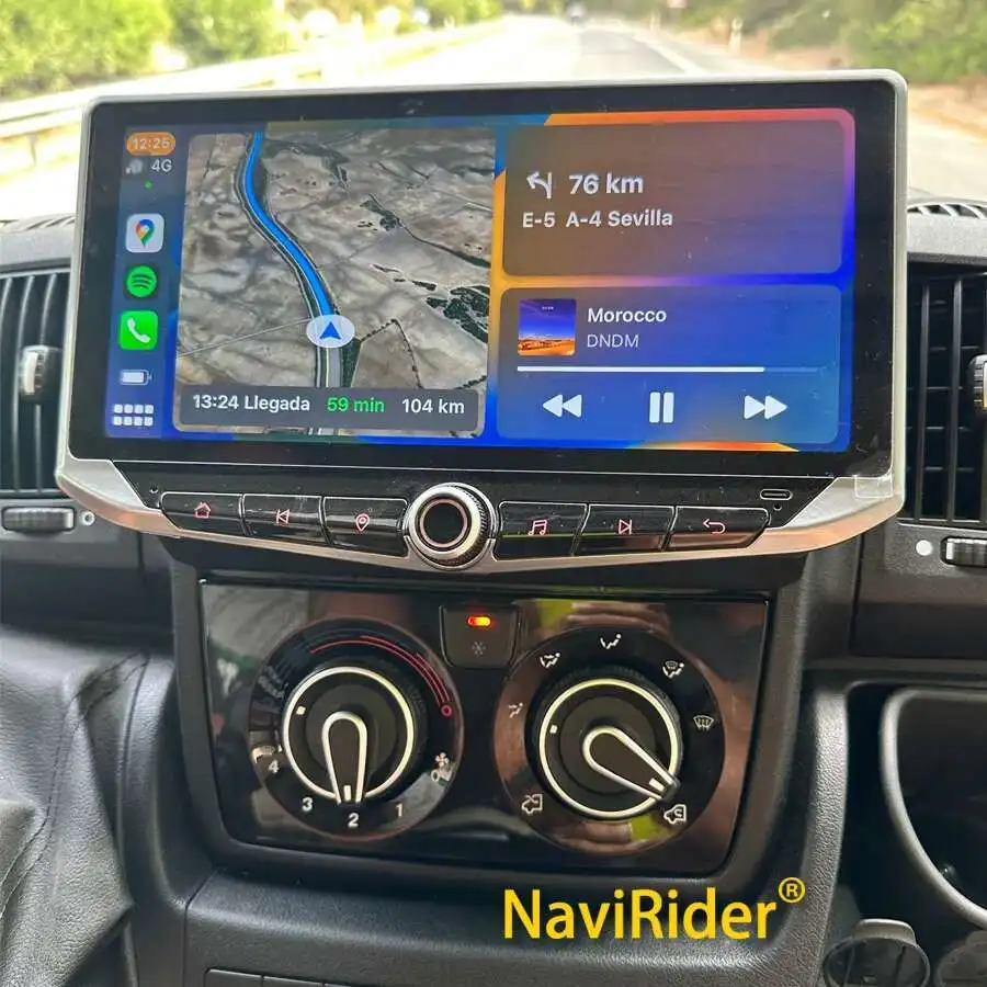 Autoradio 10.88 pouces pour Fiat Ducato Android 2007-2015 citroën cavalier Peugeot Boxer lecteur vidéo Carplay Autoradio multimédia GPS