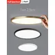 Plafonnier LED circulaire ultramince en cuivre design moderne et simpliste éclairage d'intérieur