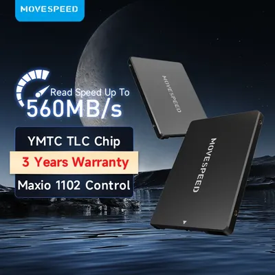 MOVESPEED-Disque SSD interne pour ordinateur de bureau et ordinateur portable SATA 3.0 SSD 560