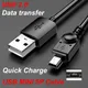 1/2/3M USB 2.0 5Pin Mini USB to USB A Fast Data Charger Power V3 Cables For Car DVR GPS TV PS3 HDD