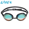 LANE4 Myopia Swimming Goggles Patented TriFusion System Gaskets Anti-Fog UV Protection