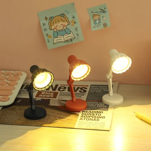 Mini Tisch Lampe Decke Lampe LED Licht Puppenhaus Puppen Haus Beleuchtung Spielzeug Geschenke Für