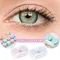 1pc Glasses Cosmetic Contact Lenses Box Contact Lens Case for Eyes Travel Kit Holder Container