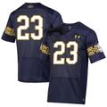 Youth Under Armour Navy Notre Dame Fighting Irish 2023 Aer Lingus College Football Classic Replica Jersey