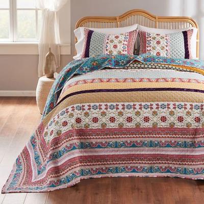 Thalia Bedspread Set Multi Bright, King, Multi Bright
