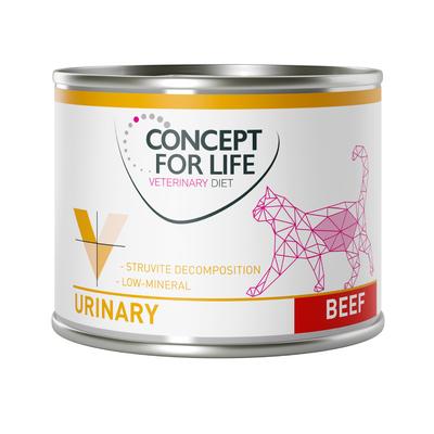 24 x 200 g Concept for Life Veterinary Diet Urinary Rind Nassfutter für ausgewachsene Katzen